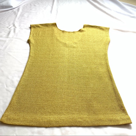 VTG Ana California Gold Knit Sleeveless Top - Picture 12 of 15